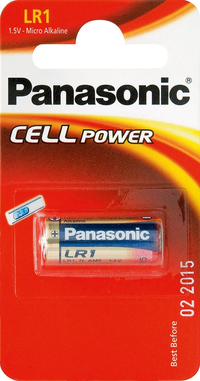 Baterijas Panasonic, LR1, 1 gab.