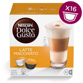 Kavos kapsulės NESCAFÉ® Dolce Gusto® Latte Macchiato 16 vnt., 194 g