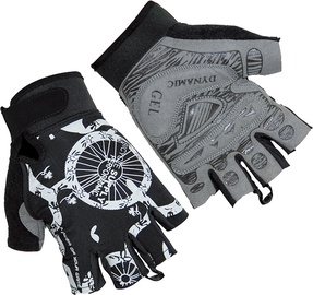 Velo cimdi Ferts FSGLV 063, balta/melna/pelēka, L