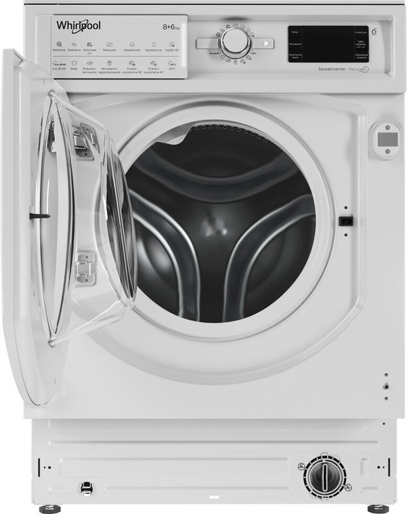 Veļas mašīna - žāvētājs Whirlpool BI WDWG 861484 PL