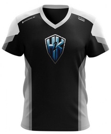 T-krekls H2K, balta/melna/pelēka, XS