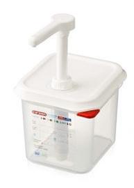 Stalgast Pump Dispenser For Sauces G/N 1/6 2.6l White