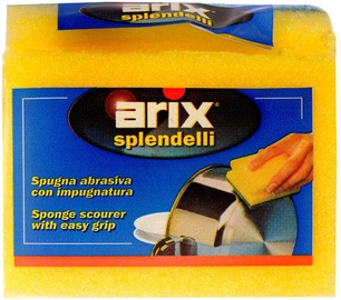 Губка для чистки Arix Splendelli Scouring, желтый