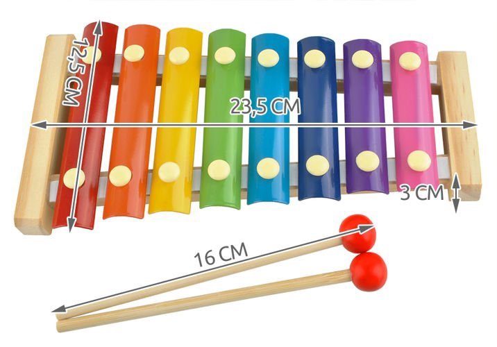 Laste ksülofon RoGer Colours Eco