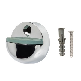 Поддержка двери Haushalt DS039CC, 3.4 см, Ø 4.5 см, резина/cталь, хромовый