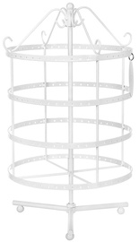 Songmics Jewelry Round Stand White