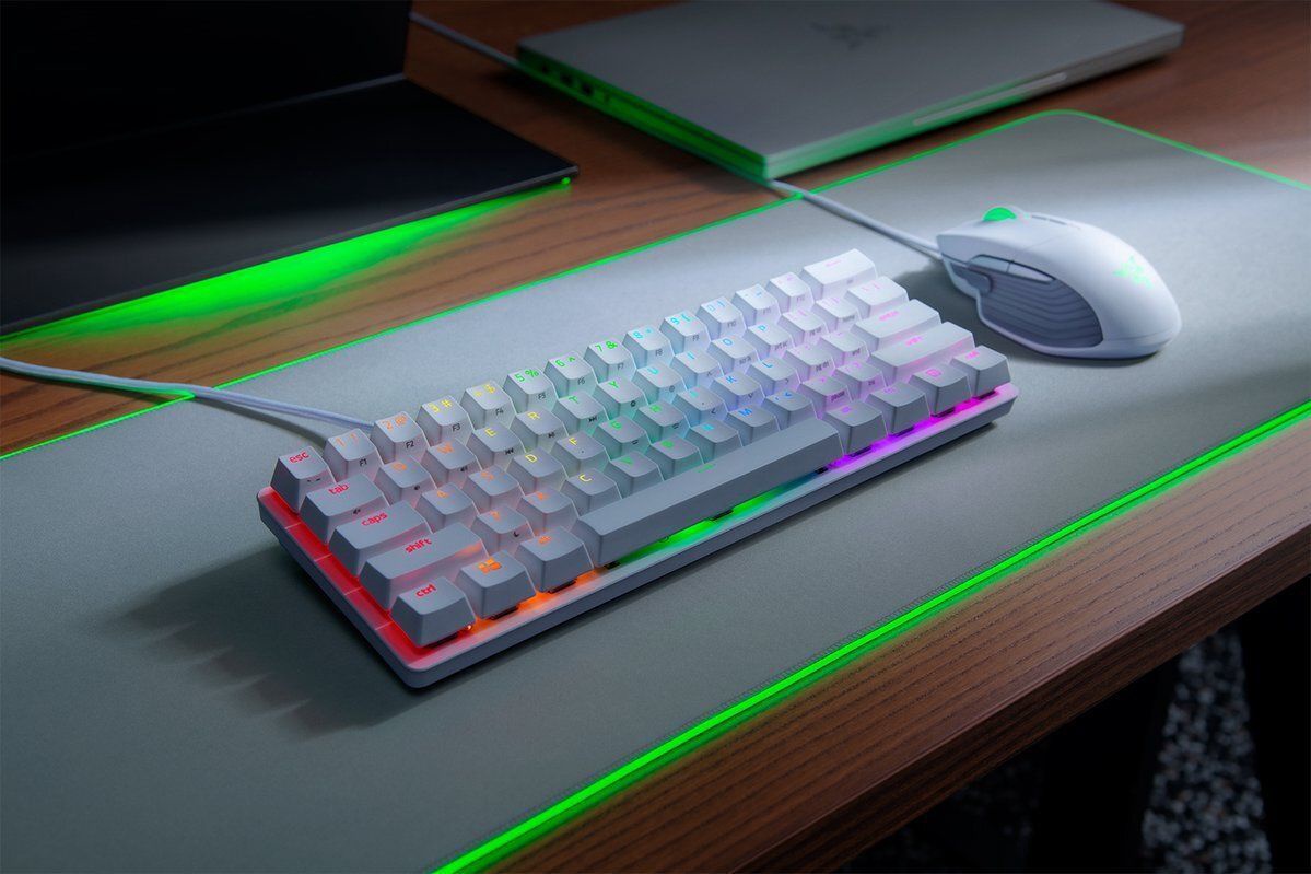 razer huntsman mini keycaps green