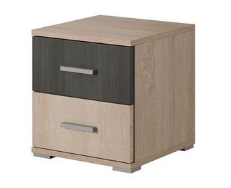 Idzczak Meble Wenecja Night Table Sonoma Oak/Black Pine