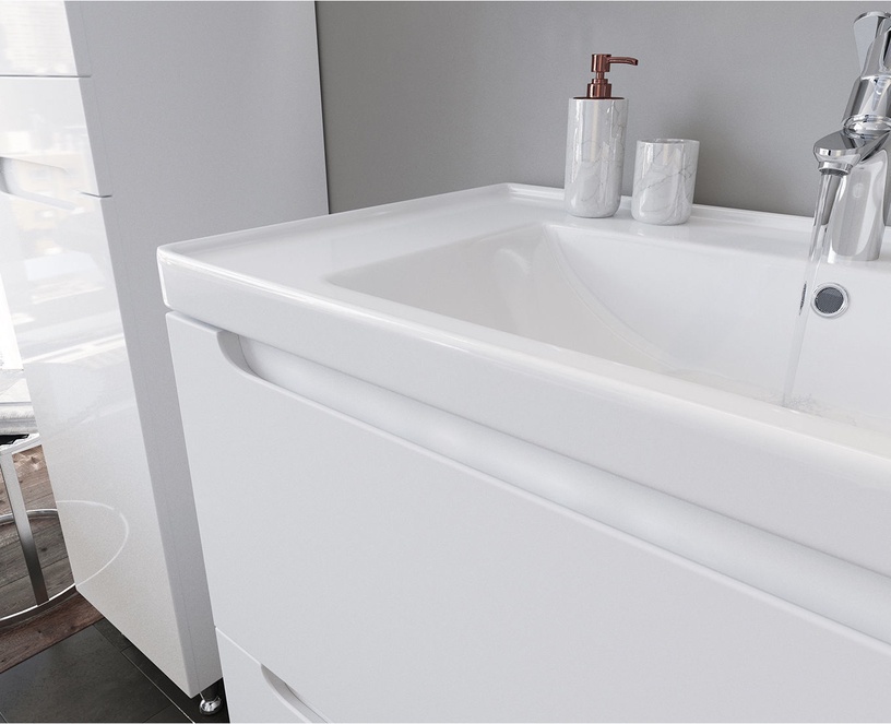 Комплект мебели для ванной Sanwerk, белый, 45 см x 80 см x 85 см