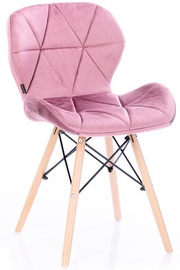 Valgomojo kėdė Homede Silla Velvet Mauve, 4 vnt.