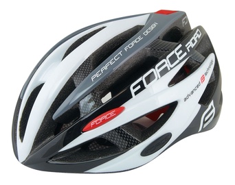 Force Road Helmet Black/White/Gray XS
