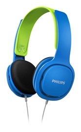 Laidinės ausinės Philips SHK2000, mėlyna/juoda/žalia