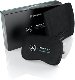 Istmepadi Noblechairs Memory Foam Pillow Set, must, 8.5 cm x 30 cm, 2 tk