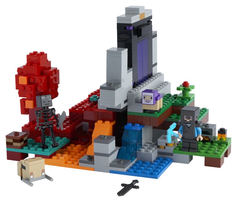 Konstruktors LEGO Minecraft Izpostītais portāls 21172, 316 gab.