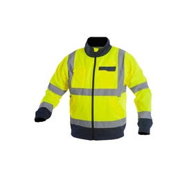 Рабочая куртка мужские Sara Workwear Drogowiec 11420-27-XL, синий/желтый/серый, хлопок/полиэстер, XL размер