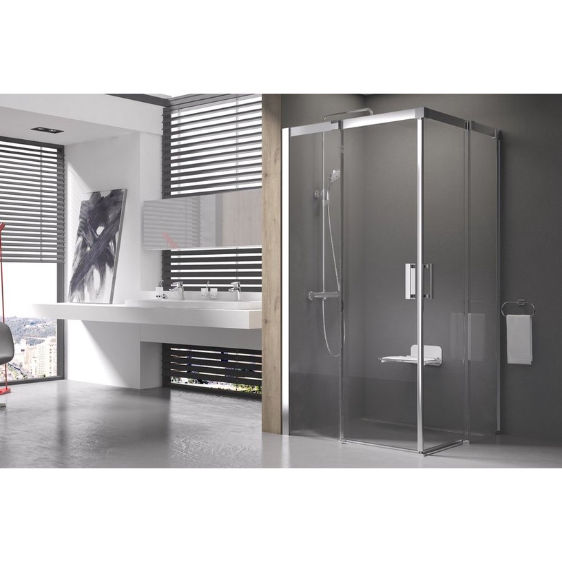 Душевая кабина Ravak Matrix MSRV4 - 90 / 90 1WV77U00Z1, без поддона, 90.5 см x 90.5 см x 195 см