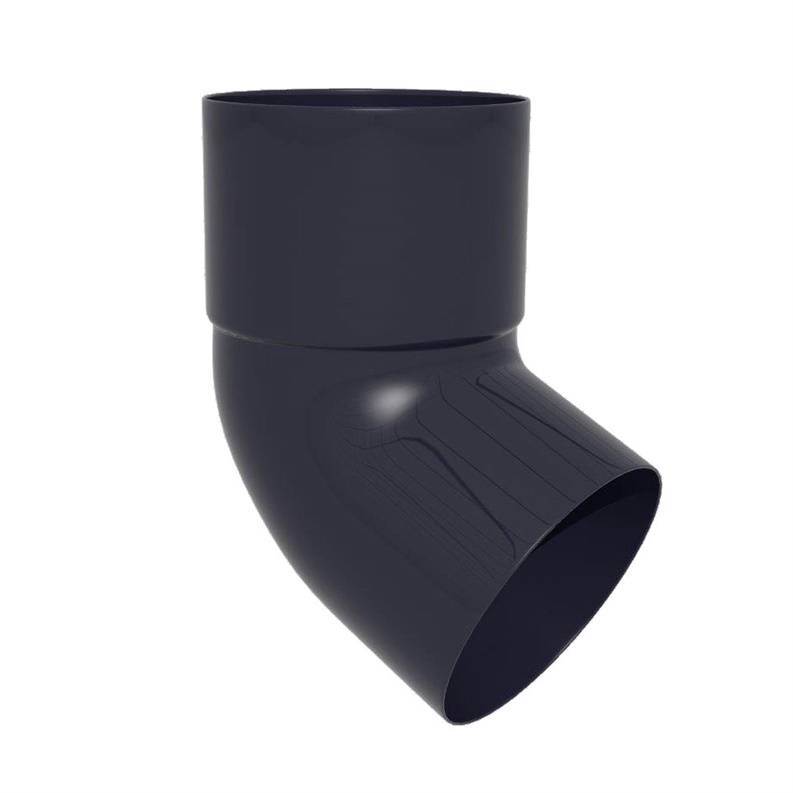 Vihmaveetoru põlv Scala, 67 °, Ø 8 cm, polüvinüülkloriid (pvc), must