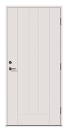 Дверь Viljandi Cello 02, правосторонняя, белый, 209 x 89 x 6.2 см
