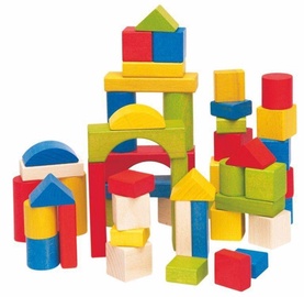 Klucīši Woodyland Coloured Blocks Set