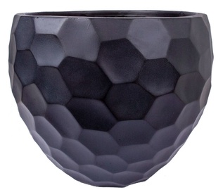 Home4you Flower Pot Cubo-2 D40xH31cm Dark Gray