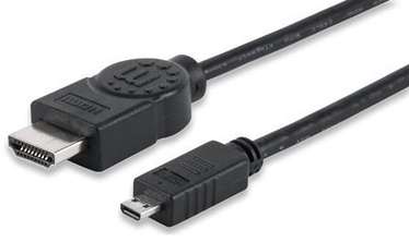 Manhattan Monitor Cable HDMI to HDMI-micro Black 2m