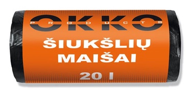 Šiukšlių maišai Okko, 20 l, 20 vnt.