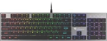 Клавиатура Genesis Thor 420 RGB Blue EN, серебристый