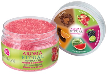 Скраб для тела Dermacol Aroma Ritual Rhubarb & Strawberry, 200 г