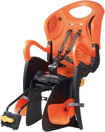 Детское кресло для велосипеда Bellelli Tiger Standard F22196, черный/oранжевый, задняя
