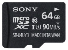 Sony 64GB Micro SDXC UHS-1 U1 Class10
