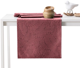 AmeliaHome Gaia AH/HMD Tablecloth Set OldRose 115x180/35x180 2pcs