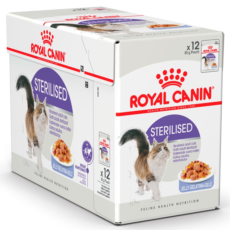 Влажный корм для кошек Royal Canin Sterilised, курица, 1.02 кг, 12 шт.