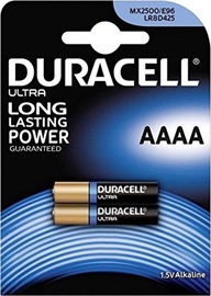Baterijas Duracell, AAAA, 1.5 V, 2 gab.