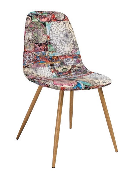 Valgomojo kėdė Citi, įvairių spalvų, 44 cm x 38 cm x 84 cm