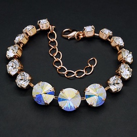 Diamond Sky Bracelet Rainbow II Aurore Boreale With Crystals From Swarovski