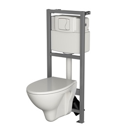 Piekarināmās tualetes komplekts Cersanit TS501-010, 23.5 cm x 40 cm