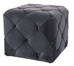 Пуф Signal Meble Modern Aviva K Velvet, черный, 50 см x 50 см x 45 см