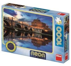 Dino Neon Puzzle Angel Castle 1000pcs