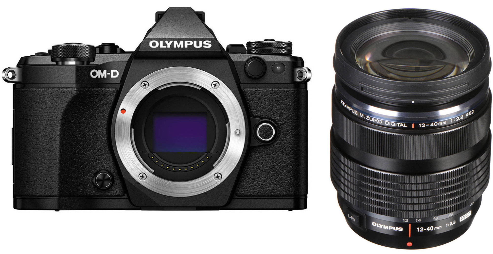 Sisteminis fotoaparatas Olympus OM-D E-M5 Mark II Black + 12-40mm 