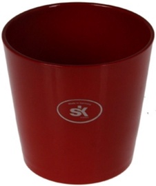 Puķu pods Soendgen Keramik, keramika, Ø 130 mm, sarkana