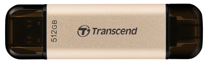 USB zibatmiņa Transcend JetFlash 930C, zelta, 512 GB