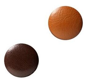 Naga Glassboard Magnets Round Brown 2psc