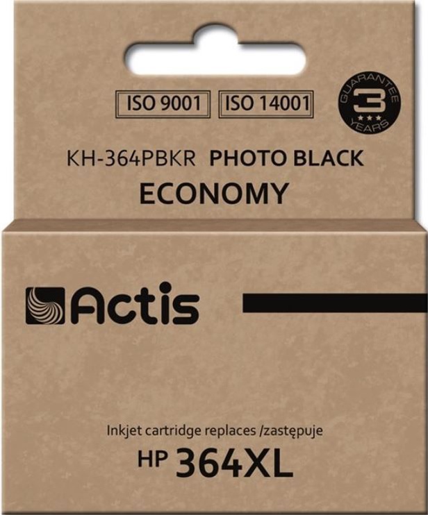 Картридж для струйного принтера Actis KH-364PBKR, черный, 12 мл