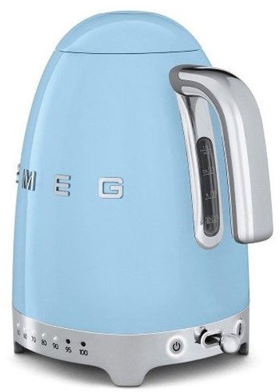 Elektriline veekeetja Smeg KLF02PBEU, 1.7 l, sinine/roostevaba teras