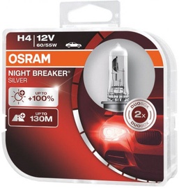 Автомобильная лампочка Osram, Галогеновая, серебристый, 12 В