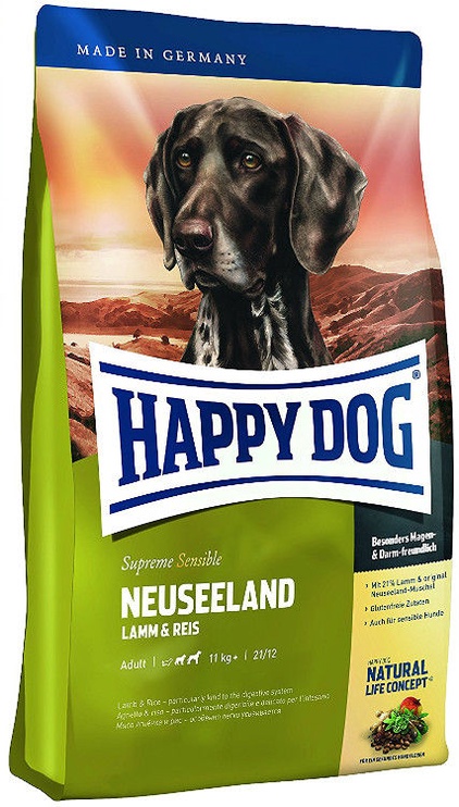 Сухой корм для собак Happy Dog Supreme Sensible Neuseeland, баранина, 2.8 кг