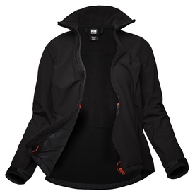 Jakk Softshell Luna naiste must M