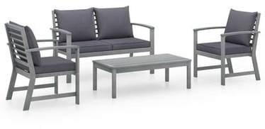Āra mēbeļu komplekts VLX Garden Lounge Set 311825, pelēks, 4 sēdvietas