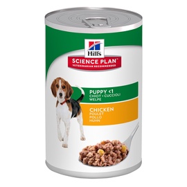 Mitrā barība (konservi) suņiem Science plan Puppy, 0.37 kg