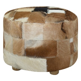 Пуф VLX Genuine Leather 244548, многоцветный, 50 см x 50 см x 45 см
